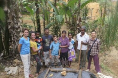 Article : Le compost en tas, dans le jardin de Pradeepa